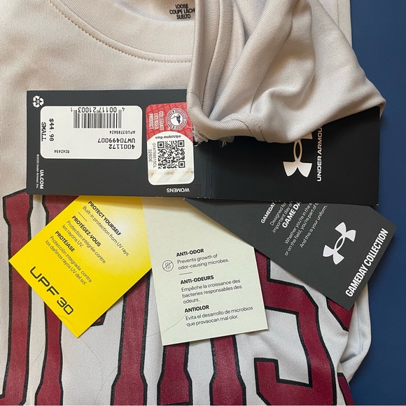 UMASS ATHLETICS CROPPED WORKOUT TEE - Picture 4 of 4